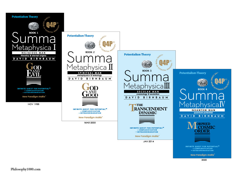 David Birnbaum Summa Metaphysica Quest for Potential (Q4p) Books Journals