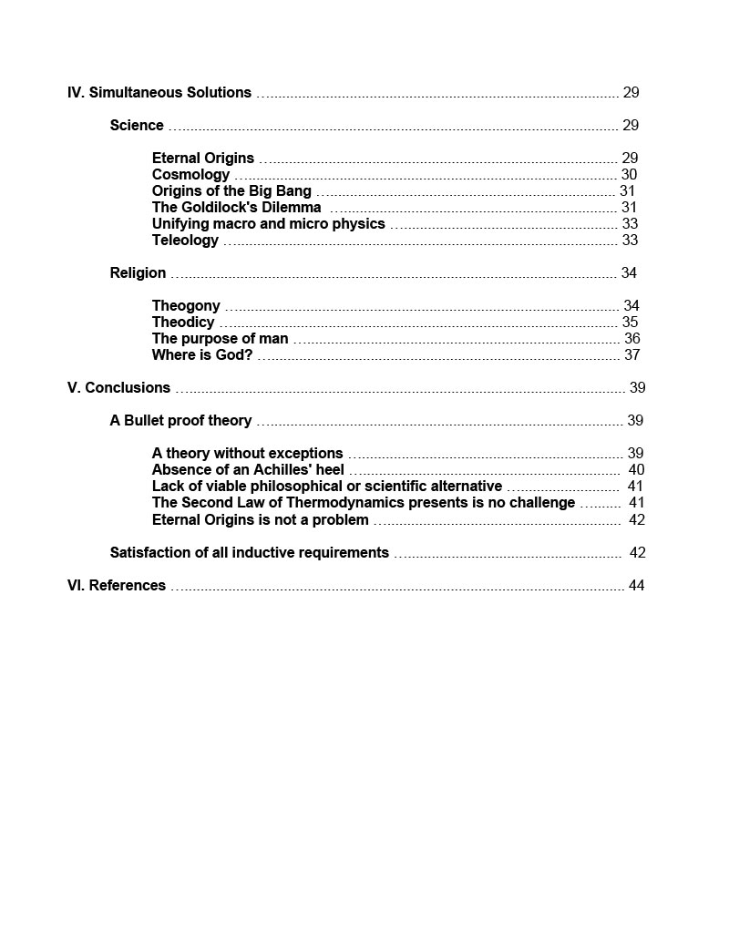 Thought leader David Birnbaum's Summa Metaphysica  philosophy treatise  proposes a fully-integrated  and unified cosmological theory. 